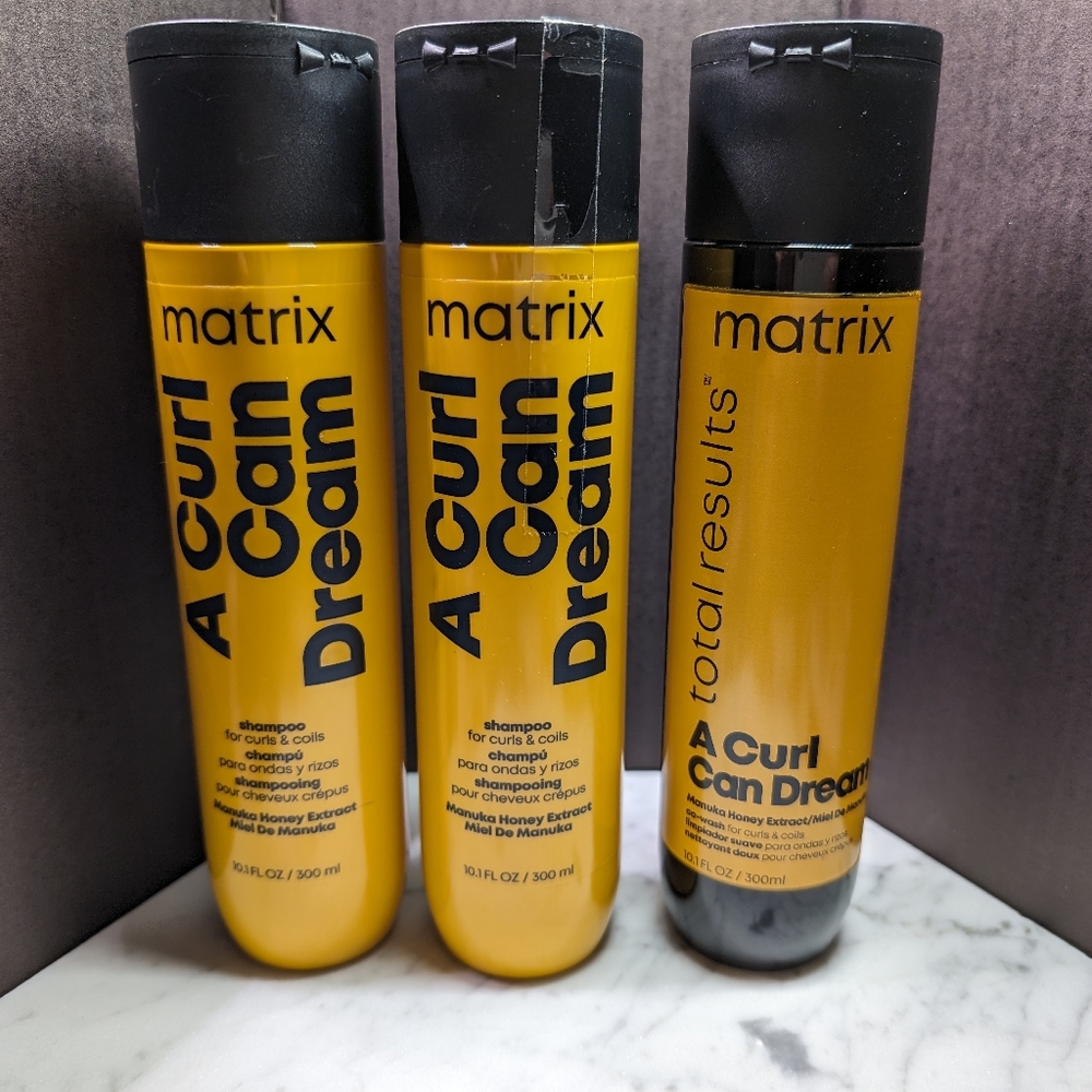 Matrix A Curl Can Dream Shampoo and Co Wash Set of 3